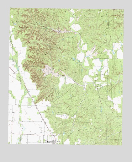 Jayton North, TX USGS Topographic Map