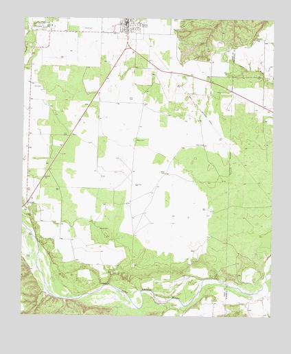 Jayton South, TX USGS Topographic Map
