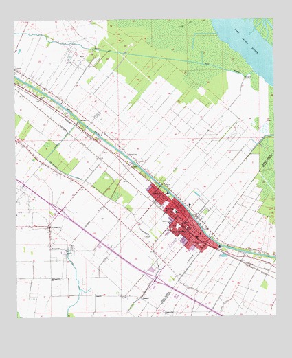 Jeanerette, LA USGS Topographic Map