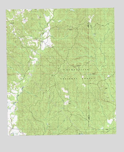 Jeannette, MS USGS Topographic Map