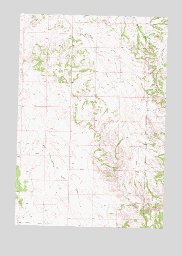 Jeans Fork NE, MT USGS Topographic Map