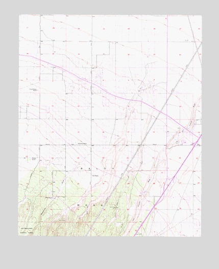 Baldy Mesa, CA USGS Topographic Map