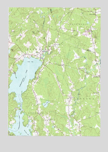 Jefferson, ME USGS Topographic Map