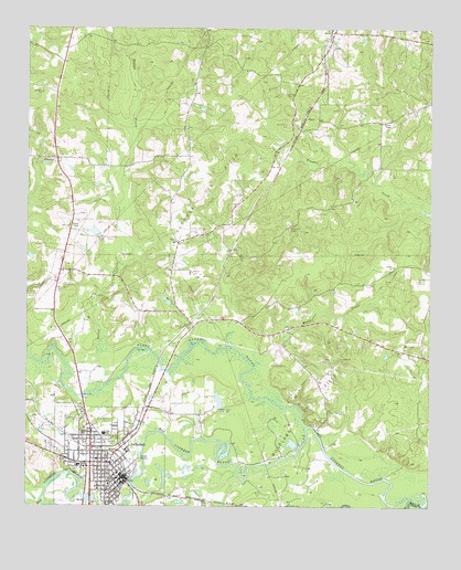 Jefferson, TX USGS Topographic Map