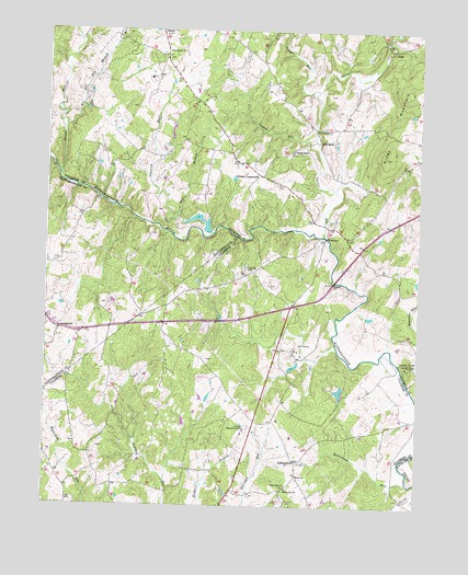 Jeffersonton, VA USGS Topographic Map