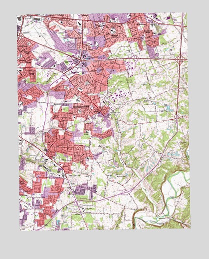 Jeffersontown, KY USGS Topographic Map