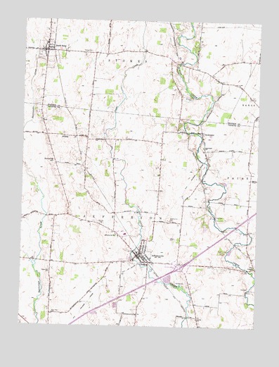 Jeffersonville, OH USGS Topographic Map