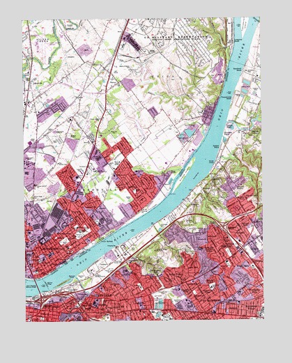 Jeffersonville, IN USGS Topographic Map