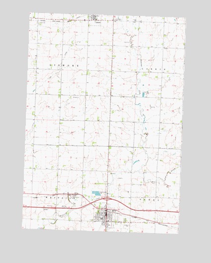 Adrian, MN USGS Topographic Map