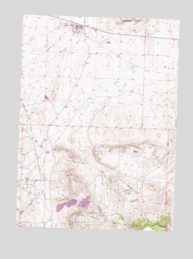 Jeffrey City, WY USGS Topographic Map