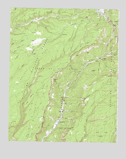Jemez Springs, NM USGS Topographic Map