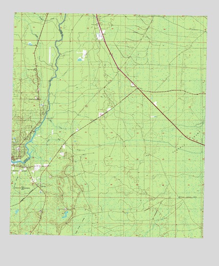 Jena, FL USGS Topographic Map