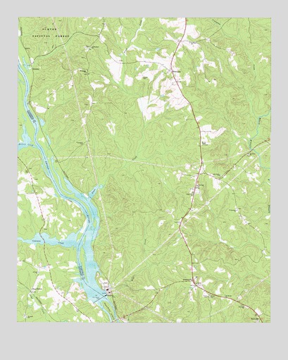 Jenkinsville, SC USGS Topographic Map