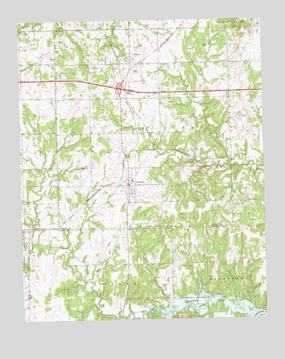 Jennings, OK USGS Topographic Map