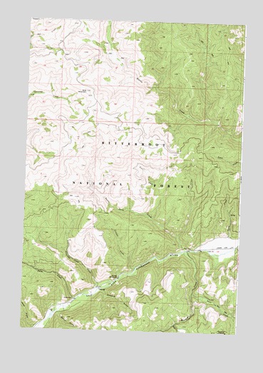Jennings Camp Creek, MT USGS Topographic Map