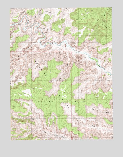 Jenny Canyon, UT USGS Topographic Map