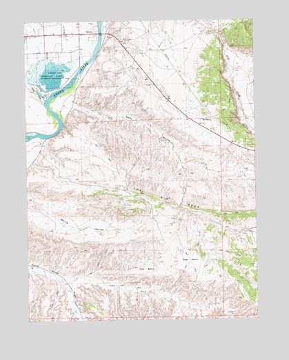 Jensen, UT USGS Topographic Map