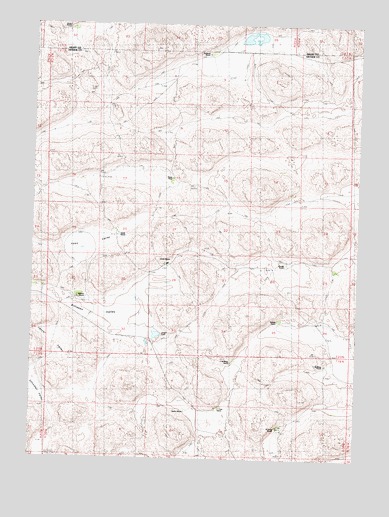 Jensen Lake, NE USGS Topographic Map