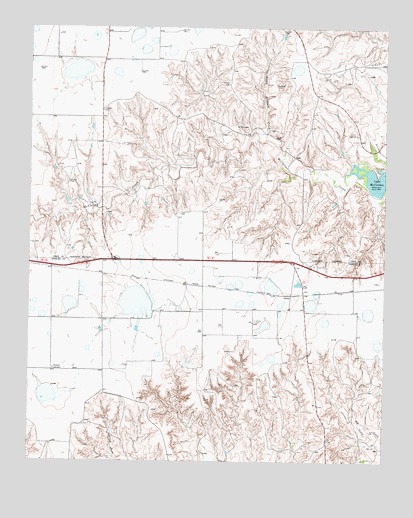 Jericho, TX USGS Topographic Map