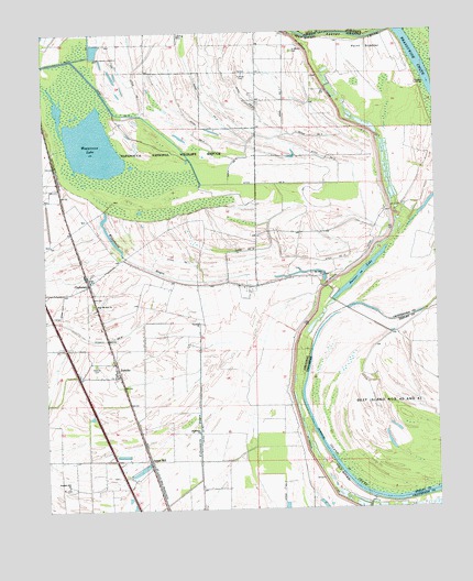 Jericho, AR USGS Topographic Map