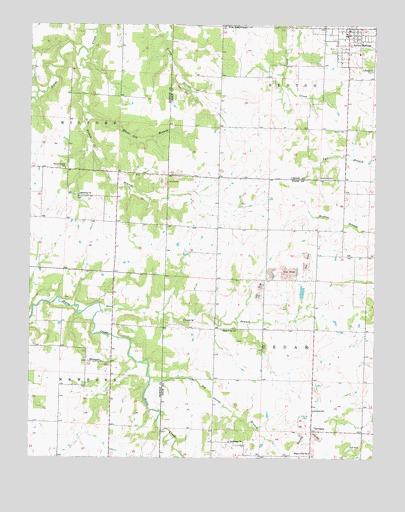 Jerico Springs, MO USGS Topographic Map
