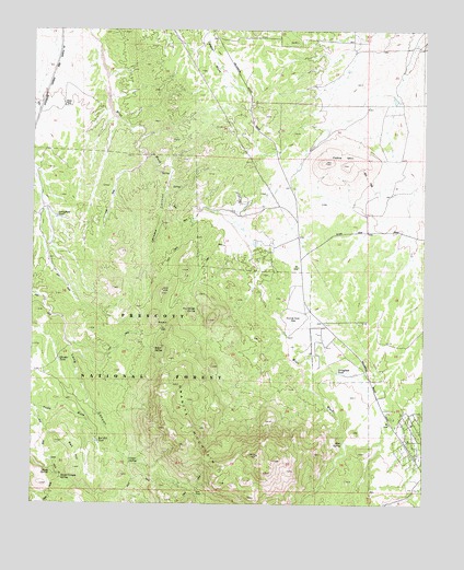 Jerome Canyon, AZ USGS Topographic Map