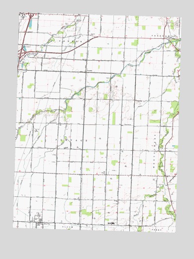Jerry City, OH USGS Topographic Map