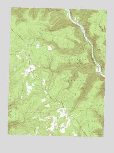 Jersey Mills, PA USGS Topographic Map