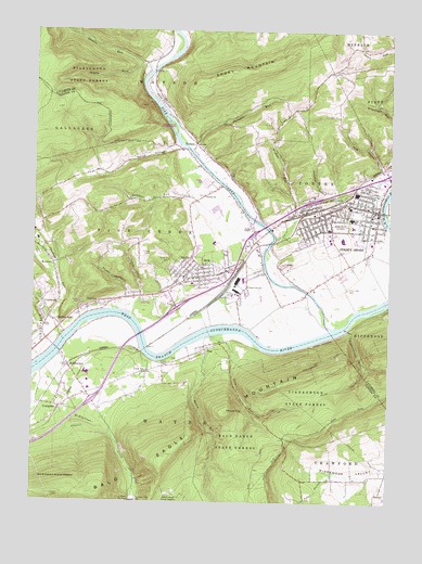 Jersey Shore, PA USGS Topographic Map