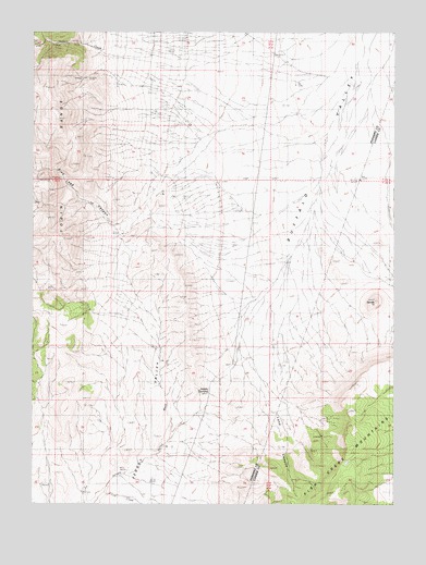 Jersey Summit, NV USGS Topographic Map