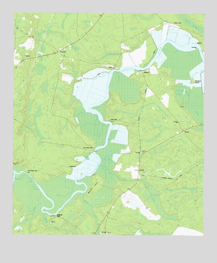 Jerusalem, GA USGS Topographic Map