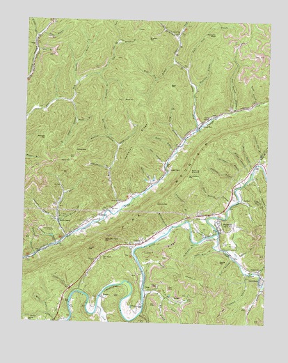 Balkan, KY USGS Topographic Map