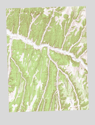 Jessup Gulch, CO USGS Topographic Map