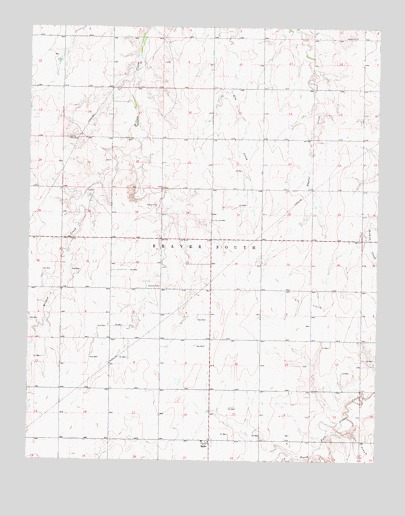 Balko, OK USGS Topographic Map