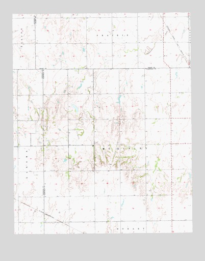 Jet SE, OK USGS Topographic Map
