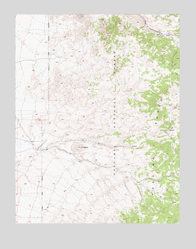 Jet Spring, NV USGS Topographic Map
