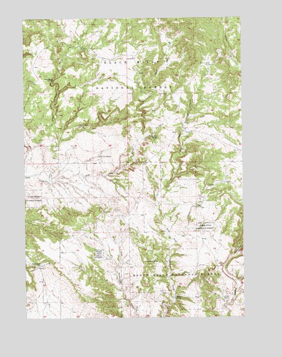 Jewel Cave SE, SD USGS Topographic Map