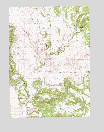 Jewel Cave SW, SD USGS Topographic Map