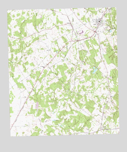 Jewett, TX USGS Topographic Map