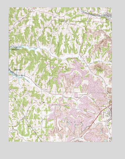 Jewett, OH USGS Topographic Map