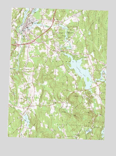 Jewett City, CT USGS Topographic Map
