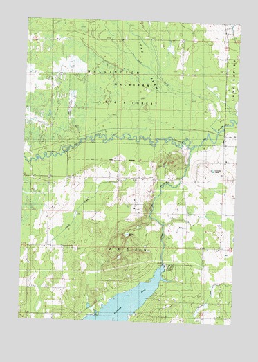 Jewett Creek, MI USGS Topographic Map