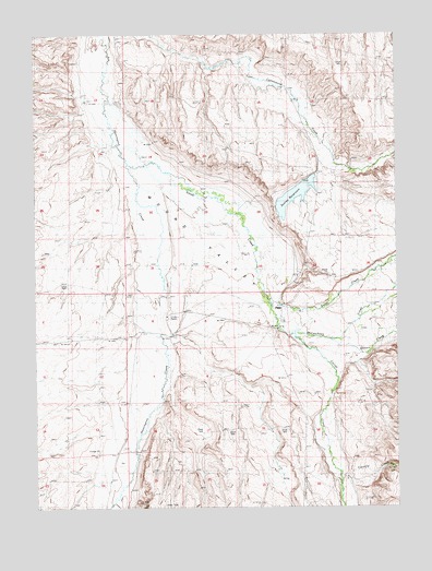 Jiggs, NV USGS Topographic Map