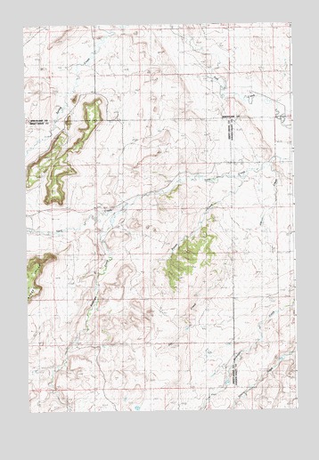 Jim Creek, MT USGS Topographic Map