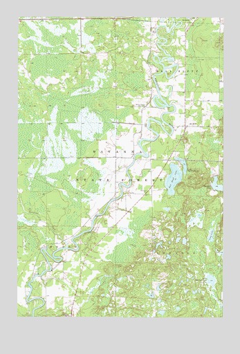 Ball Bluff, MN USGS Topographic Map