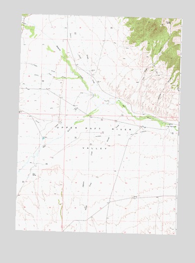 Jim Sage Canyon, ID USGS Topographic Map