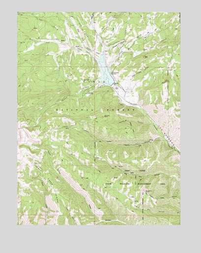 Jimmies Point, UT USGS Topographic Map