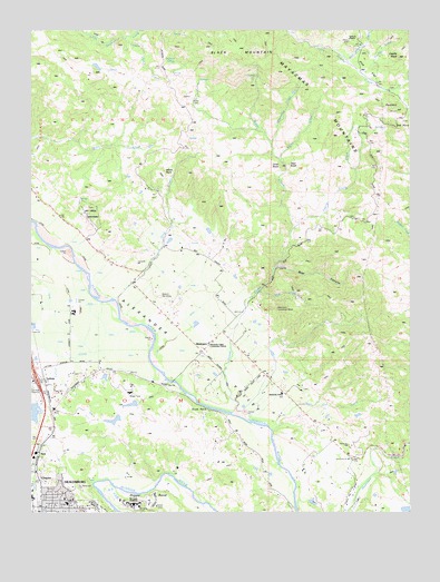 Jimtown, CA USGS Topographic Map