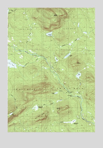 Jo-Mary Mountain, ME USGS Topographic Map