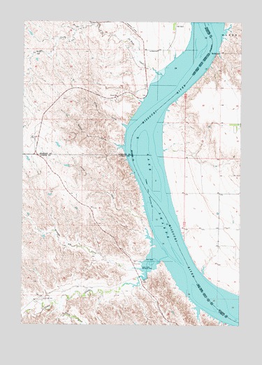 Joe Creek NW, SD USGS Topographic Map